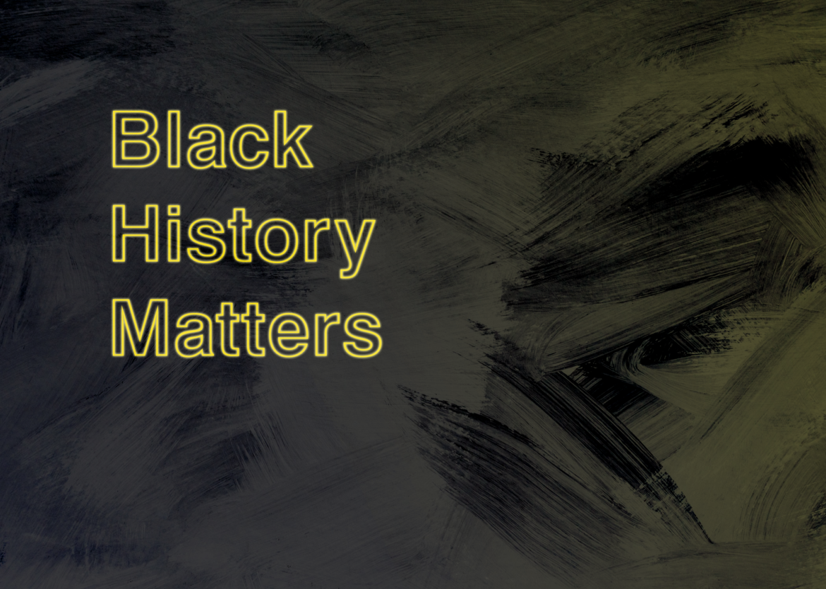 A calendar advertisement called Black History Matters