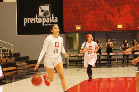 Two CSUN Women's basketball players