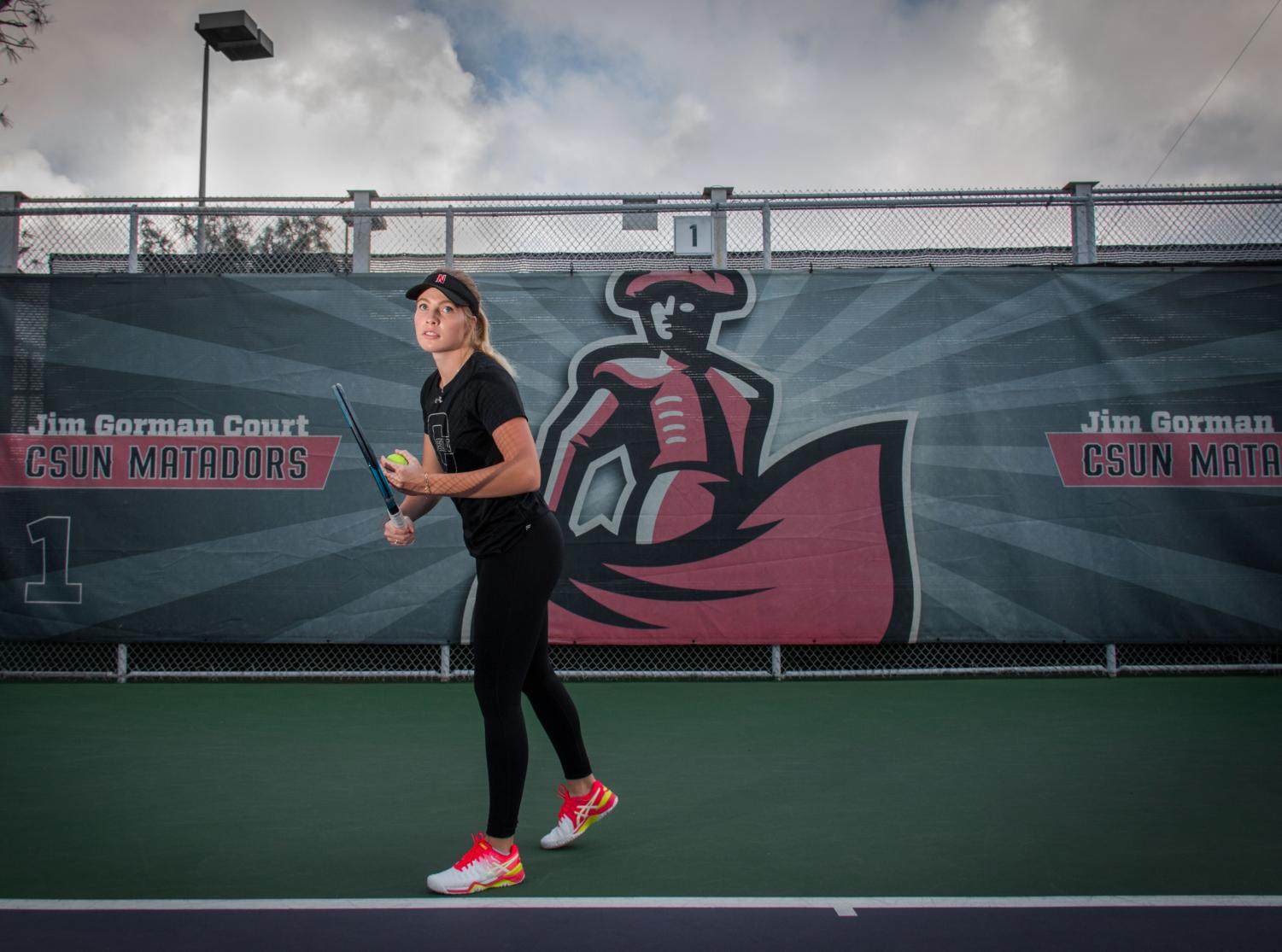 Ekaterina Repina journey to CSUN All for the love of tennis Daily
