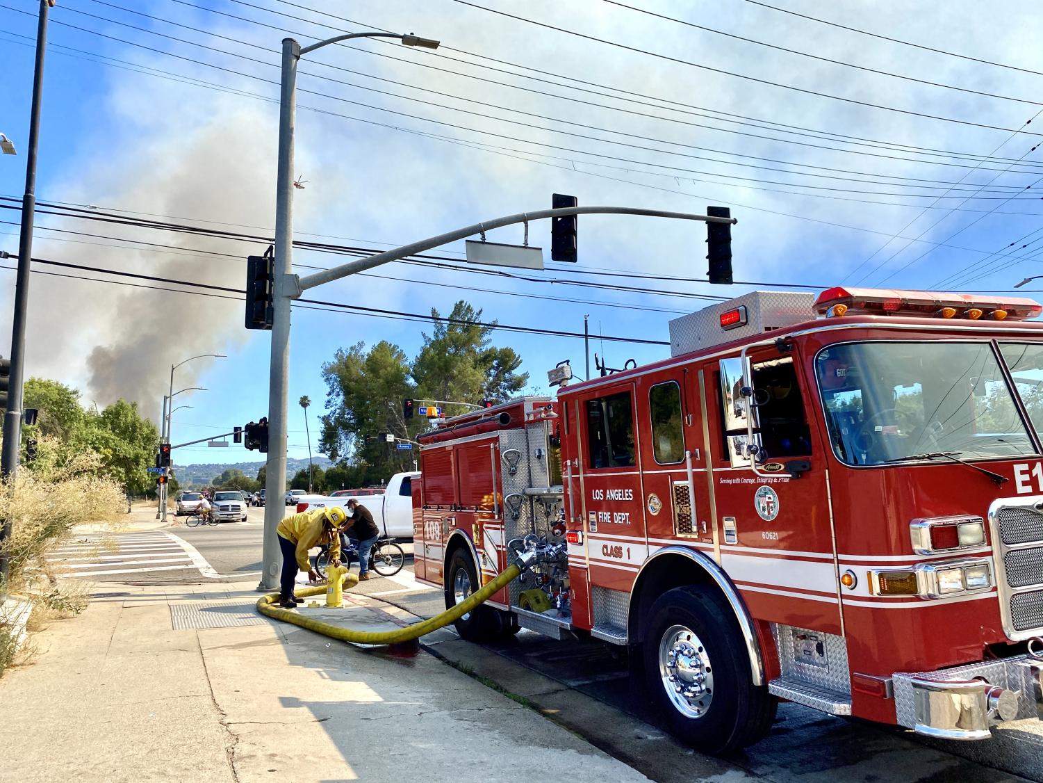 San Fernando fire burns four acres in the Sepulveda Basin – Daily Sundial