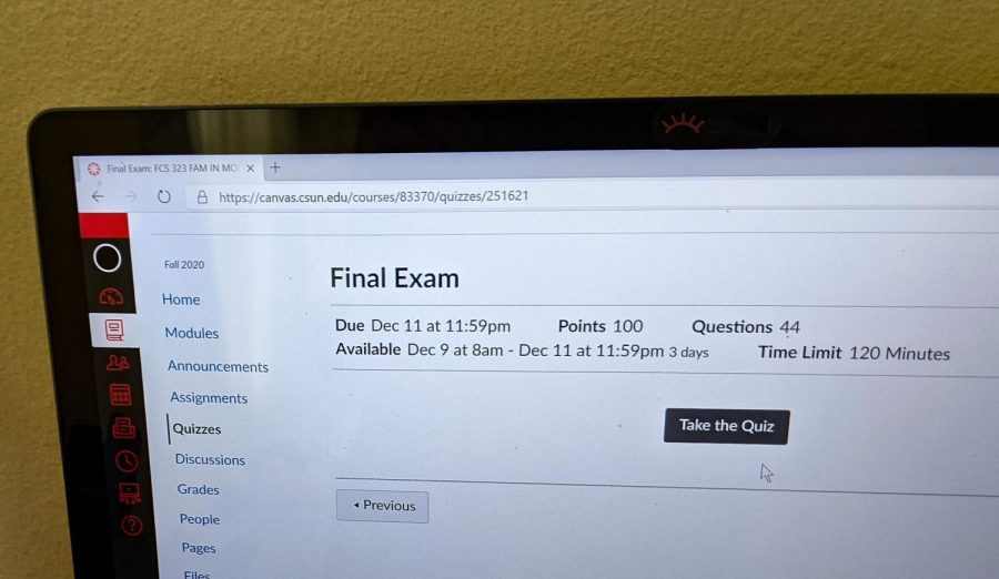 Students will be taking their finals virtually this week.