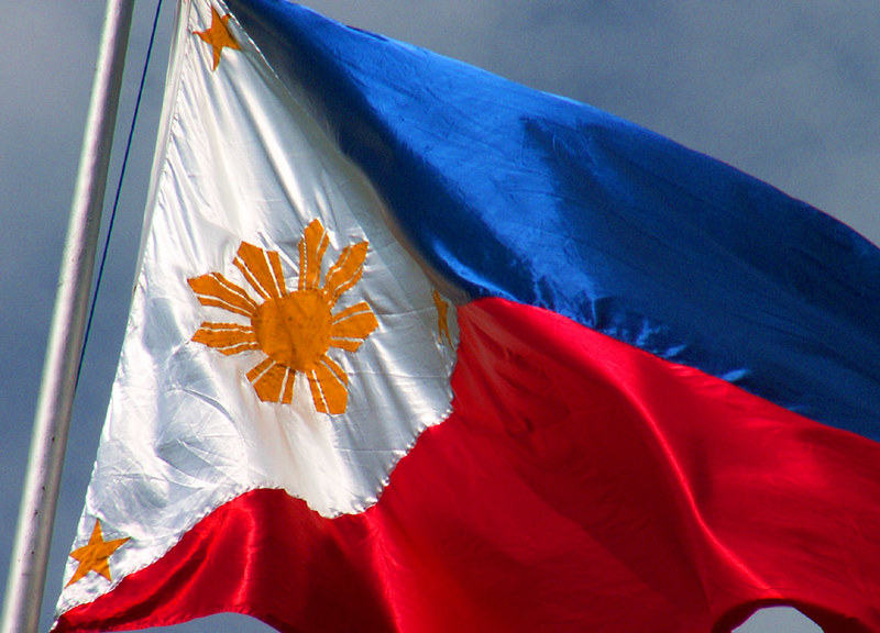 A Filipino flag