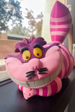 A 3D The Cheshire cat,"Alice in Wonderland"