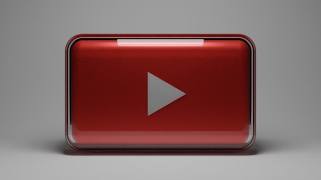 3Dn version of YouTube logo