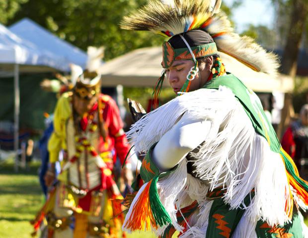 American+Indian+Association+hosting+a+29th+Annual+PowWow.+A+guy+dancing