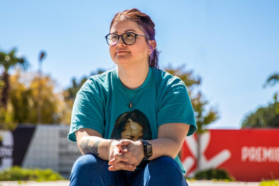 Maria Martinez, computer science major, has achieved many accomplishments while at CSUN, but says they could not have done it without the help of their sisters and academic mentors.