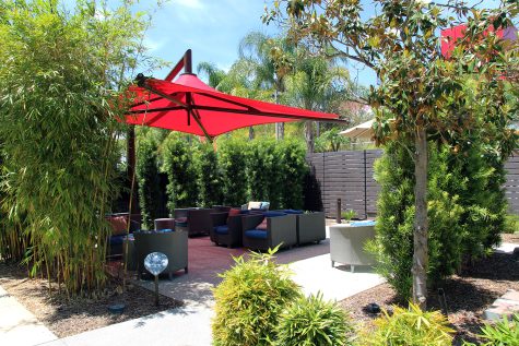 CSUNs Oasis Wellness Center on May 9, 2022, in Northridge, Calif. The outdoor area is available for students to use.