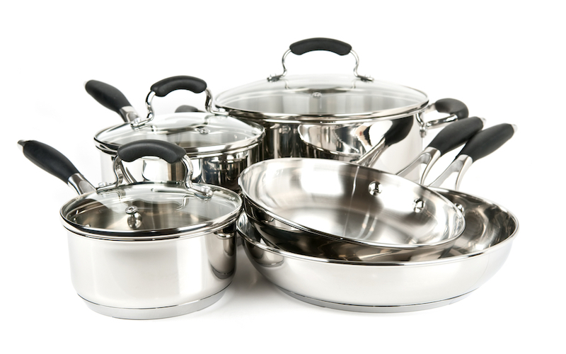 Stainless+steel+pots+and+pans