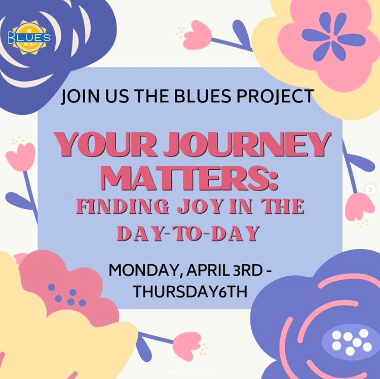 flyer of "Your journey matters: Finding Joy in the day-to-day"