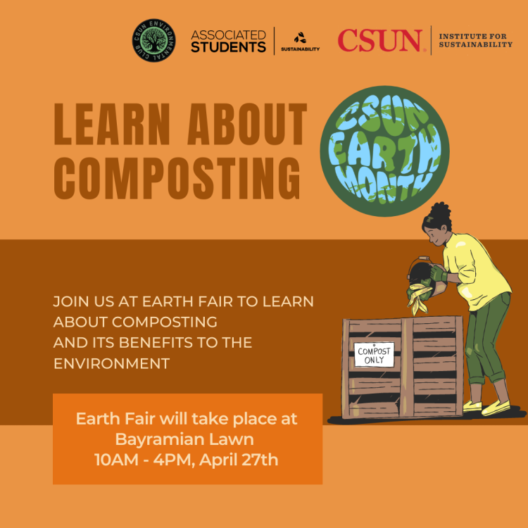 A flyer of learning more about composting