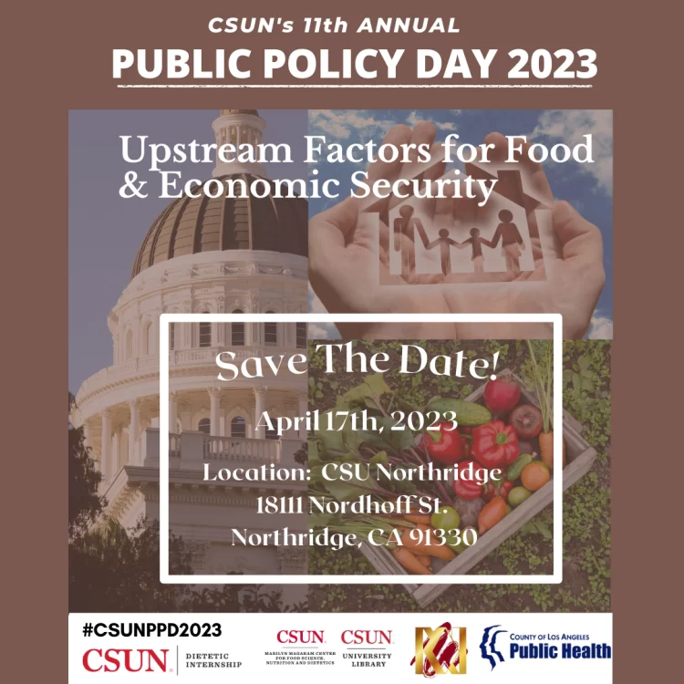 A flyer of "Public Policy day 2023"