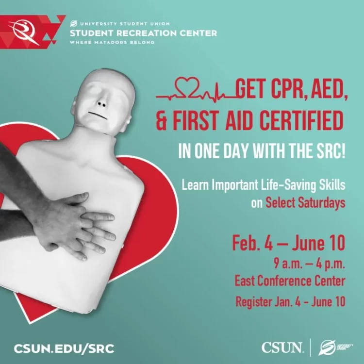 Flyer of "American Red Cross" certification