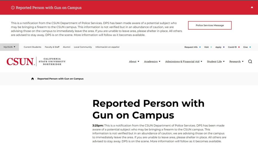Brief%3A+CSUN+closes+campus+following+possible+threat+of+firearm
