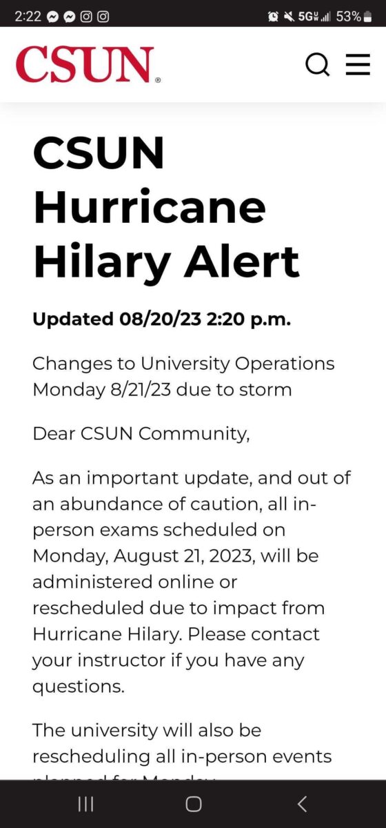 A+screenshot+of+a+CSUN+storm+advisory+message+on+August+20%2C+2023.
