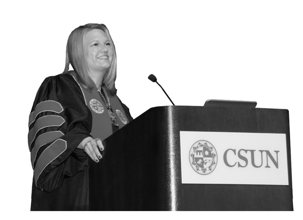File photo of CSUN President Erika Beck.