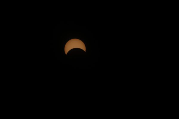 CSUN witnessed a partial solar eclipse that passed through Los Angeles, Calif. on Monday, April 8, 2024.