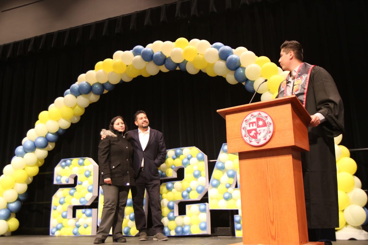 Graduating students were allowed to give 30-second speeches with their loved ones during the Undocu-Graduation ceremony on May 4th, 2024 in Northridge, Calif.