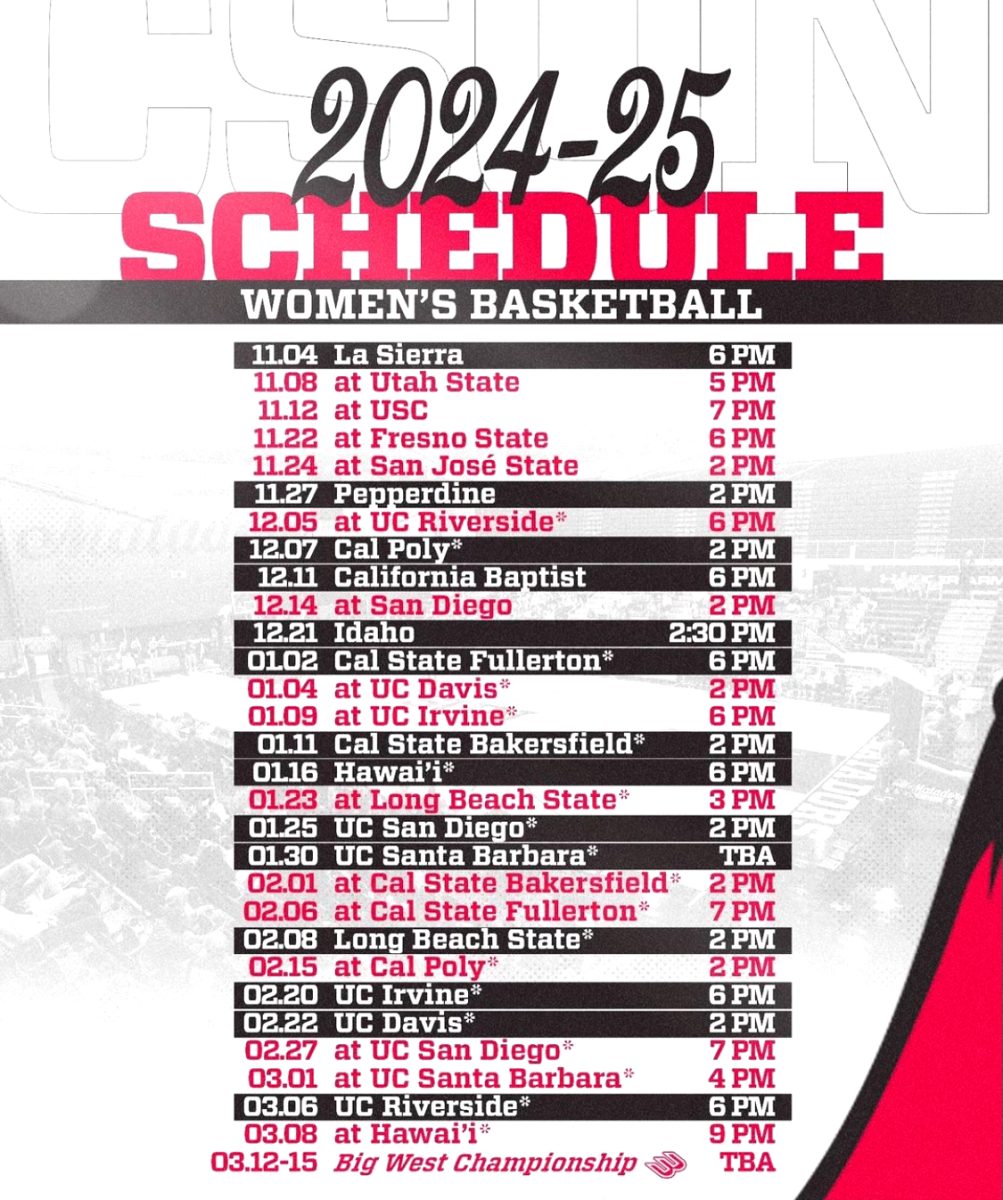 CSUN Women's Basketball schedule release via GoMatadors/Athletic Department