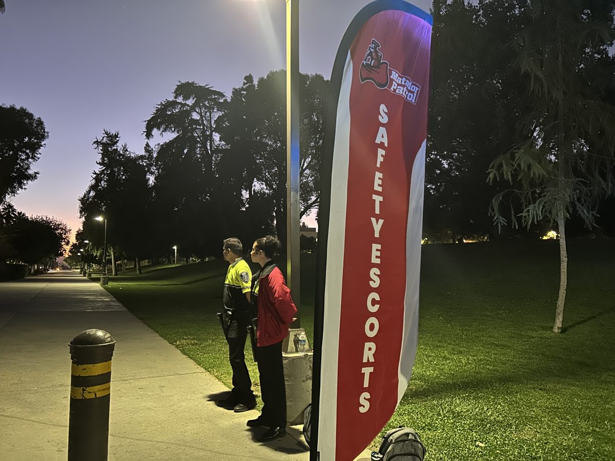 Matador Patrol Safety Escorts stationed near the Sierra Tower