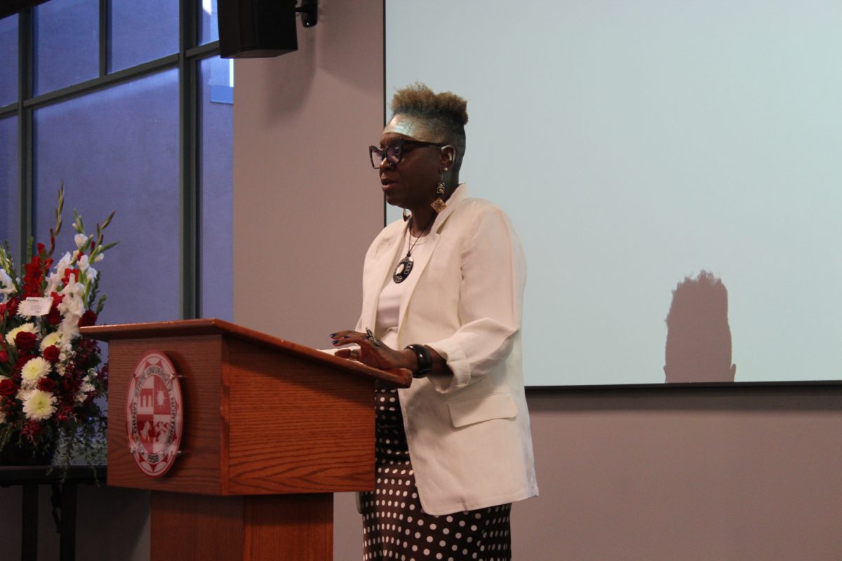 Mechelle Best, Dean of the College of Health and Human Development (HHD), hosting HHD Research Excellence and Innovation Conference on Nov. 7, 2024