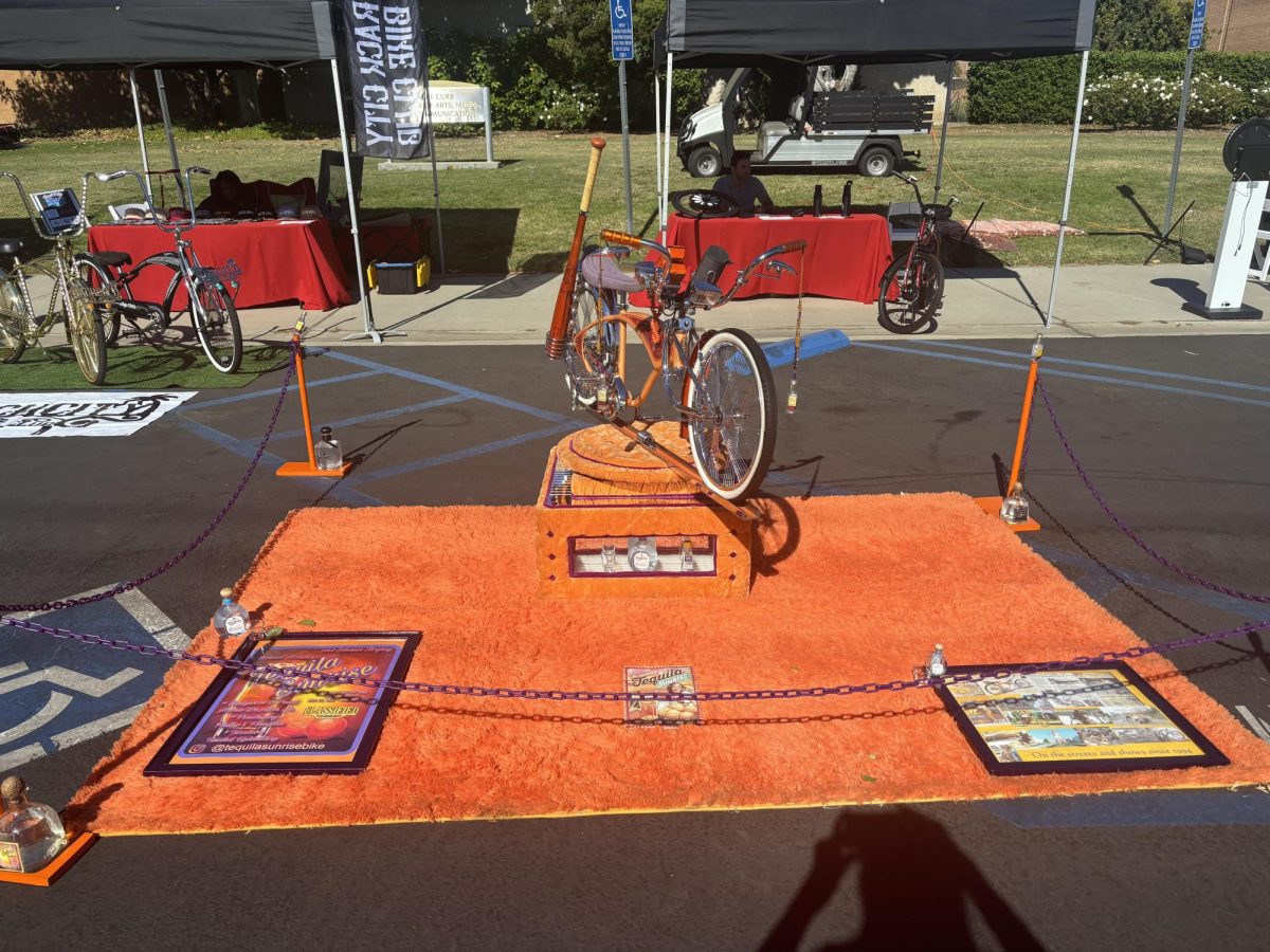 Bike on display at Bike Fest.