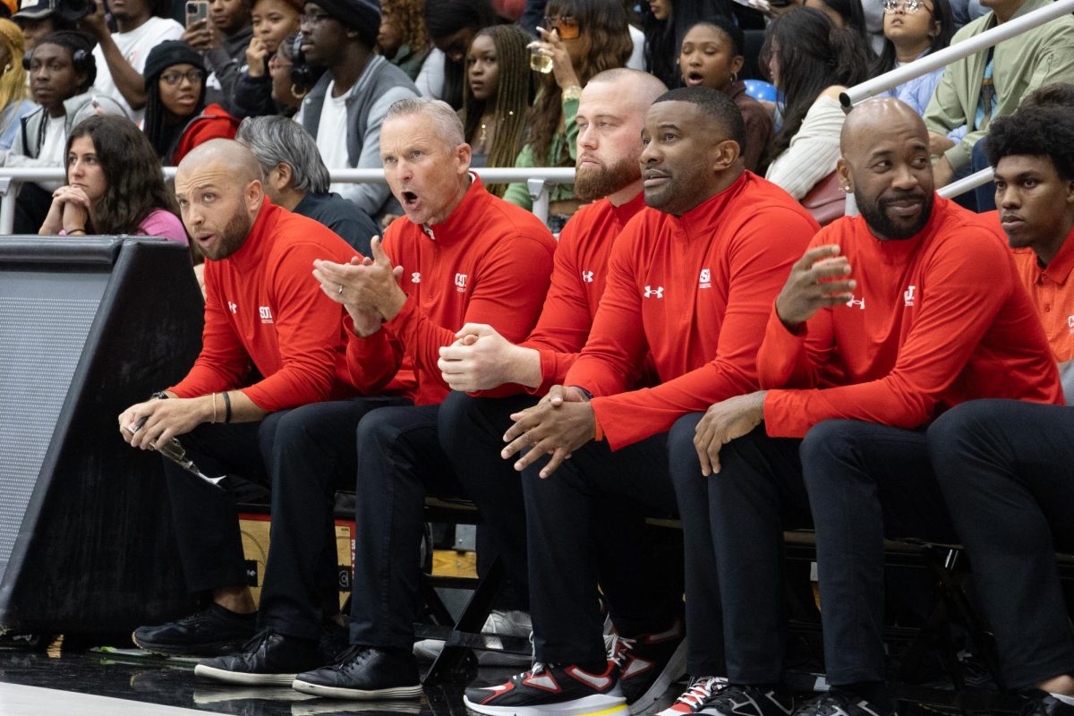 The men's basketball team are off to a strong start as they secure a win at the Premier America Credit Union Arena in Northridge, Calif., on Wednesday, Nov. 13, 2024.