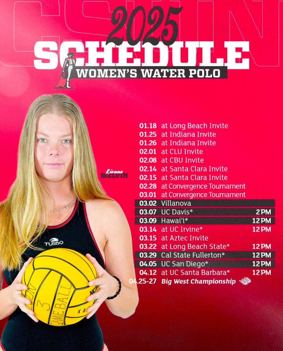 CSUN Women's Water Polo Schedule release via GoMatadors/Athletic Department 