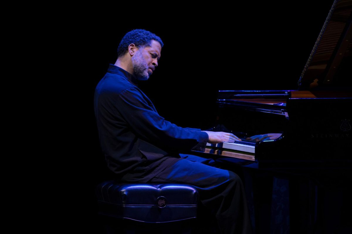 Jason Moran performs on Feb. 13, 2025 at The Soraya during the fourth annual Jazz at Naz festival with the CSUN Jazz A Band. Photo Courtesy of Luis Luque, Luque Photography and The Soraya.