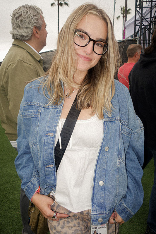 Jaya Roberts photographed at BeachLife Music Festival in Redondo Beach, Calif. on May 2, 2025
