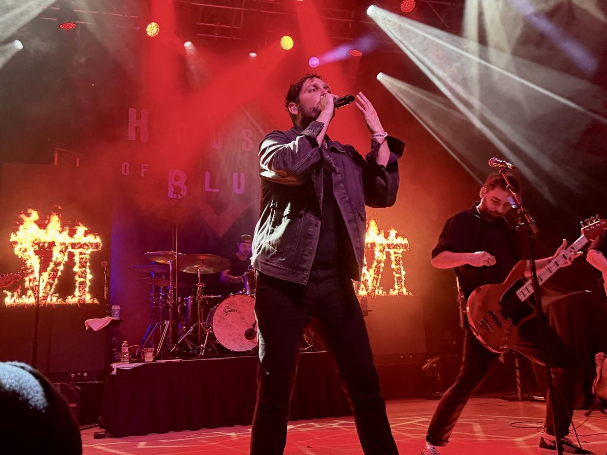 English rock band You Me At Six perform at the House of Blues in San Diego, Calif. on Nov. 8, 2024.