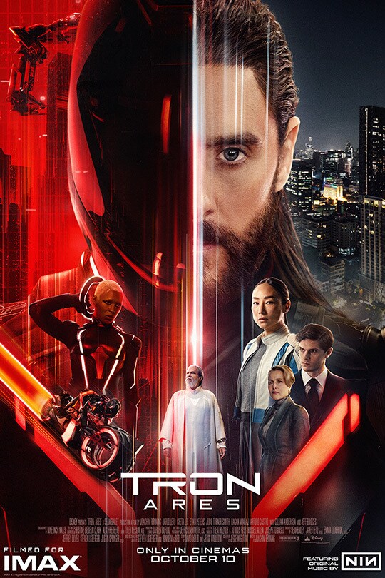 Official poster of "Tron: Ares (2025)" by Walt Disney Pictures.