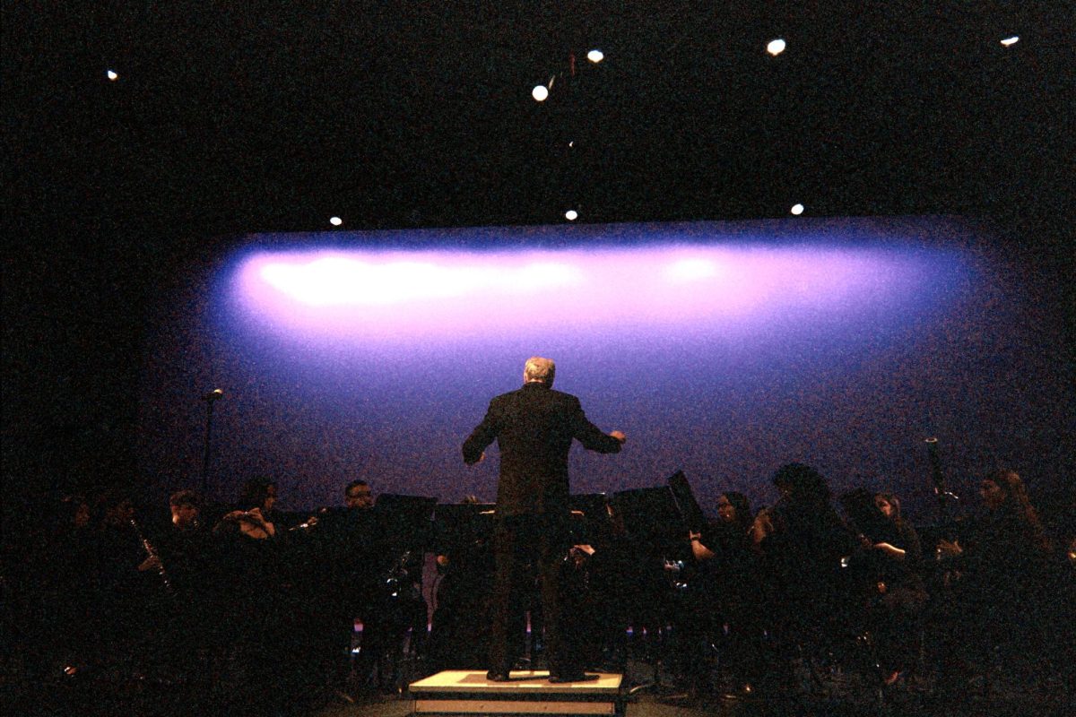 CSUN's Wind Ensemble performing at Plaza Del Sol, on Dec. 6, 2025