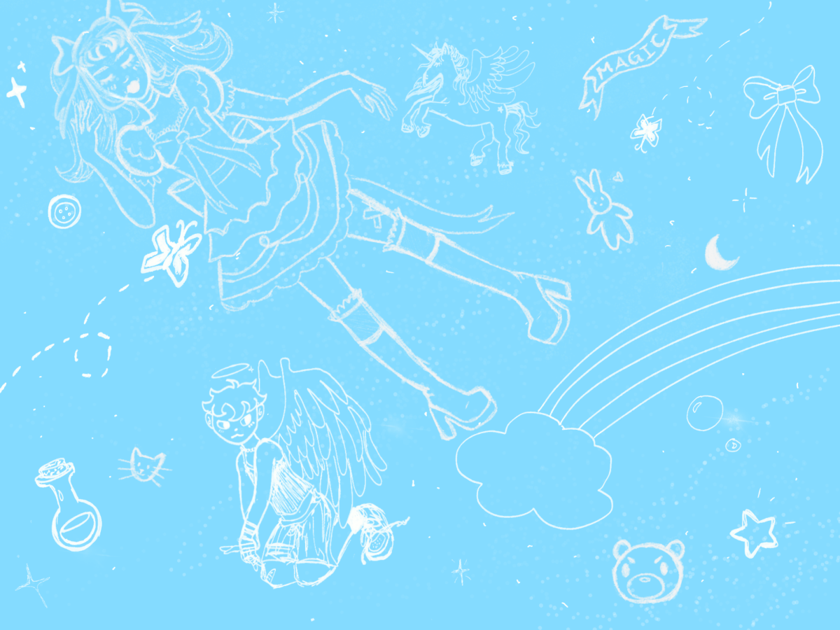 Stars, sparkles, and shimmer...and magical trinkets galore. Illustration by Zion Jones