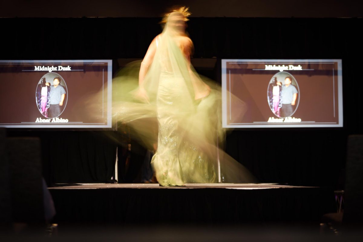 Student designers for the CSUN TRENDS fashion club are gearing up for their yearly spring show. Designed by Abner Albino, his collection Midnight Dusk was debuted at the 2025 spring show. 
