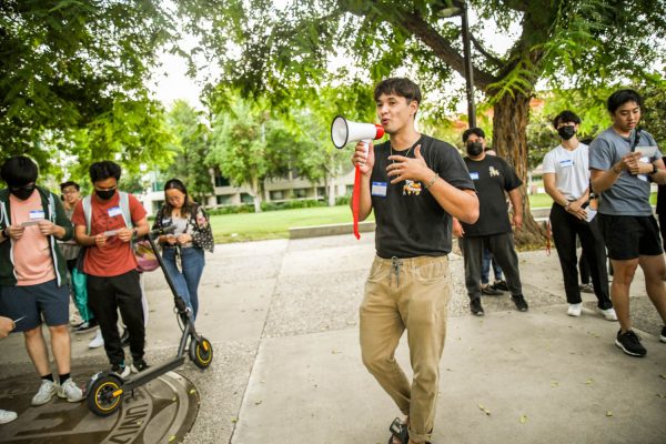 Tony Tran, Club President, at VSA First Gen Meeting at CSUN on September 22, 2022 in Northridge, Calif. 