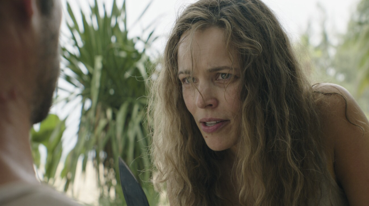 Dylan O'Brien as Bradley Preston and Rachel McAdams as Linda Liddle in 20th Century Studios' "SEND HELP." Photo courtesy of 20th Century Studios. © 2025 20th Century Studios. All Rights Reserved.