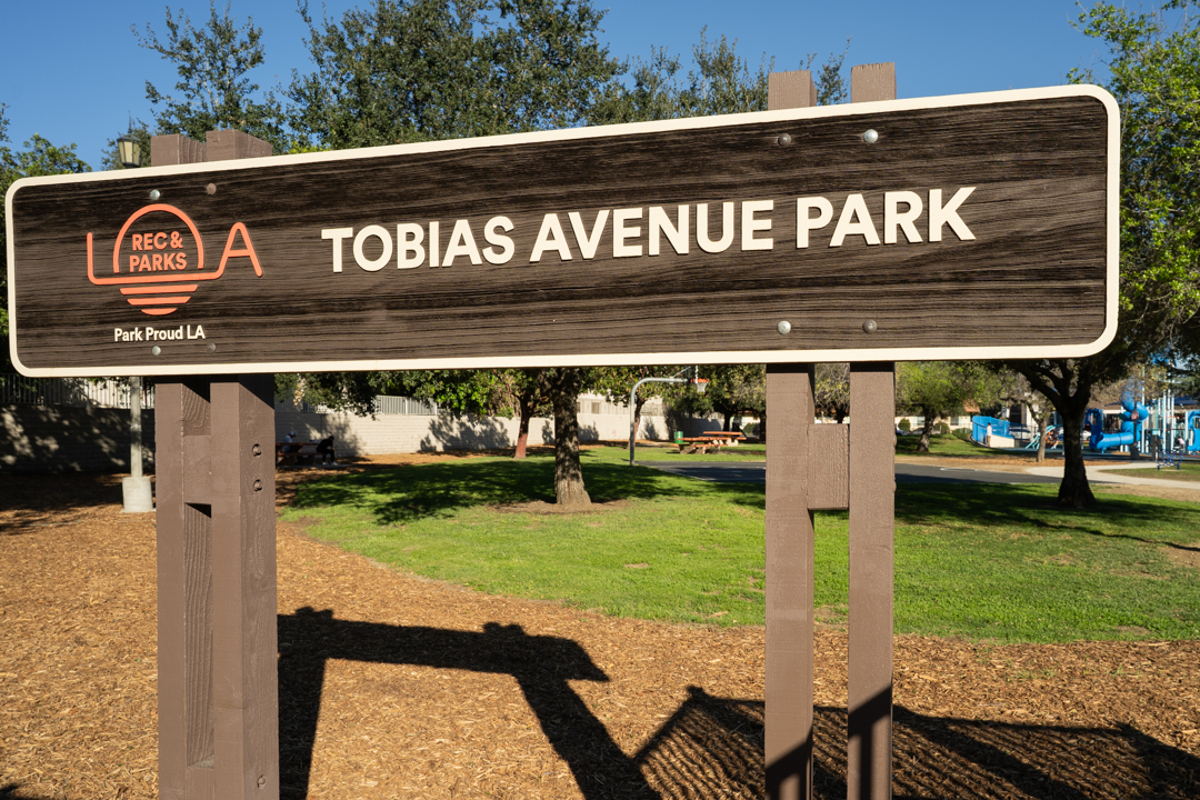 Tobias Avenue Park on Friday, Feb. 13, 2026, in Panorama City, Los Angeles.