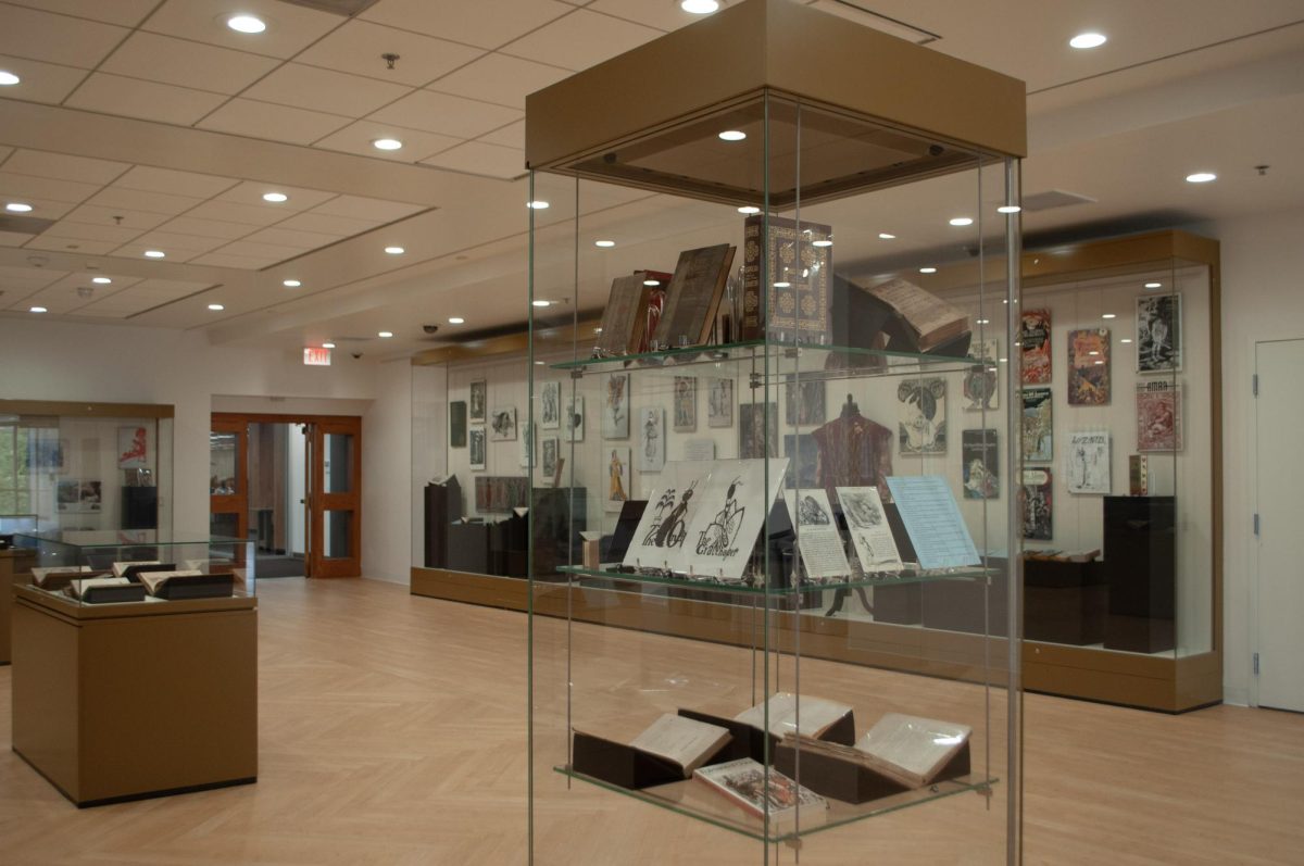 "Journeys of the Imagination" exhibit in the University Library, in Northridge, Calif. on Aug. 27, 2026.