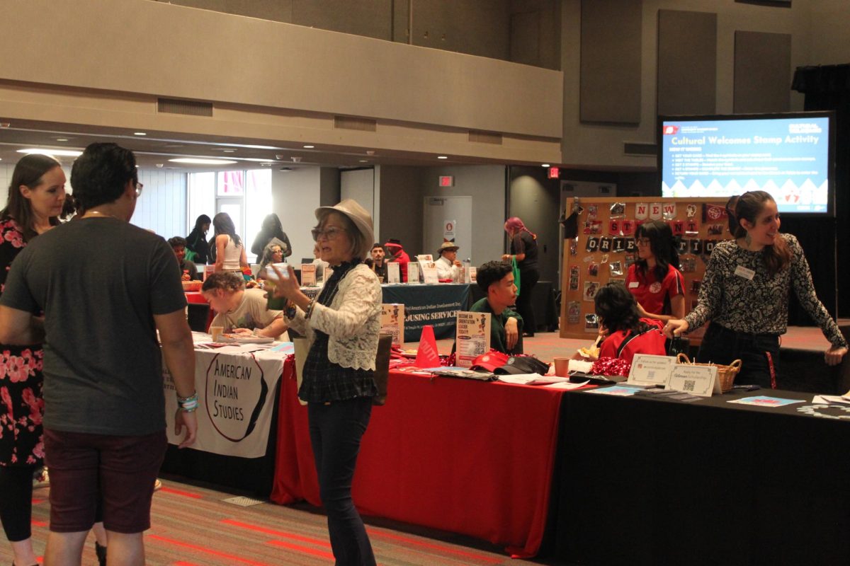 Teresa Williams León speaking to event attendees in the Northridge Center, University Student Union, In Northridge, Calif., on Sept. 15, 2026.